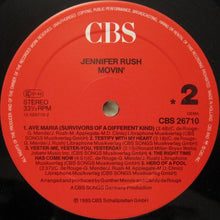 Load image into Gallery viewer, Jennifer Rush : Movin' (LP, Album)