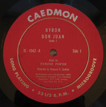 Load image into Gallery viewer, Tyrone Power : Tyrone Power Reading Byron  (LP)