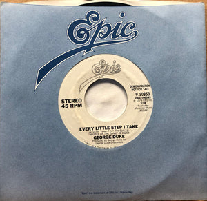 George Duke : Every Little Step I Take (7", Single, Promo, Styrene)