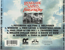 Load image into Gallery viewer, The Renegade Saints : Fear Of The Sky (CD, Album)