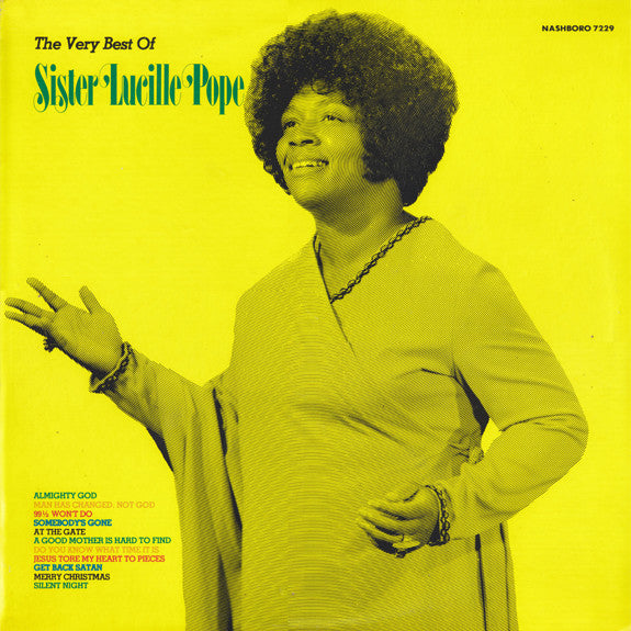 Sister Lucille Pope : The Very Best Of Sister Lucille Pope (LP, Comp)