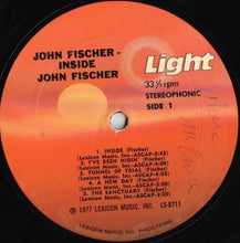 Load image into Gallery viewer, John Fischer (2) : Inside (LP, Album)