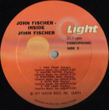 Load image into Gallery viewer, John Fischer (2) : Inside (LP, Album)