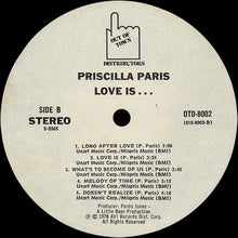 Load image into Gallery viewer, Priscilla Paris : Love Is... (LP, Album)