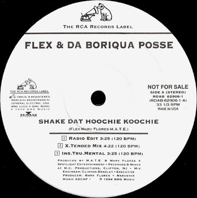 Flex & Da Boriqua Posse : Shake Dat Hoochie Koochie (12