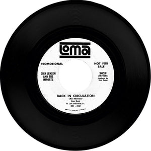 Dick Jensen* : Back In Circulation / Uncle John's Good Time Band (7", Single, Promo)