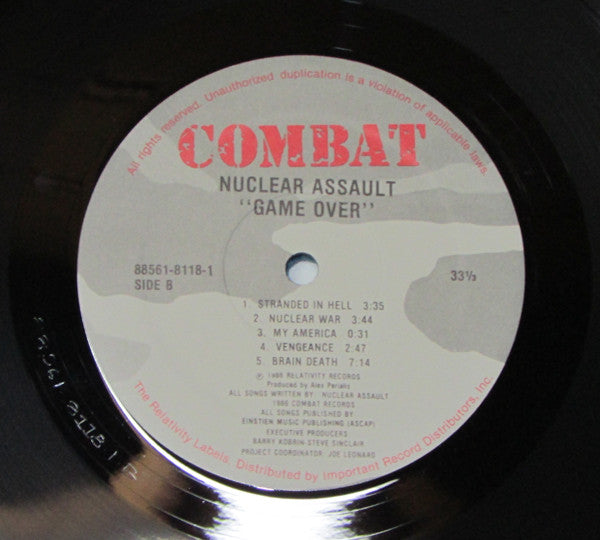 Nuclear Assault Brain Death 2枚美品レコード MC01NjEyLmpwZWc.jpeg