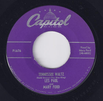 Les Paul & Mary Ford : Tennessee Waltz / Mockin' Bird Hill (7
