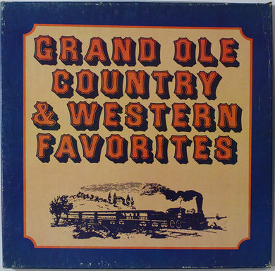 Various : Grand Ole Country & Western Favorites (5xLP, Comp, Box)