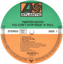 Load image into Gallery viewer, Twisted Sister : You Can't Stop Rock 'N' Roll (LP, Album)