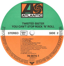 Load image into Gallery viewer, Twisted Sister : You Can't Stop Rock 'N' Roll (LP, Album)