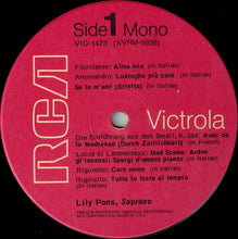 Load image into Gallery viewer, Lily Pons : Arias (LP, Mono, RE)