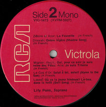 Load image into Gallery viewer, Lily Pons : Arias (LP, Mono, RE)