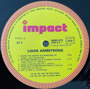 Louis Armstrong : Louis Armstrong (LP, Comp, RE)