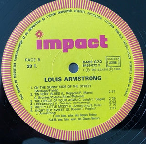 Louis Armstrong : Louis Armstrong (LP, Comp, RE)