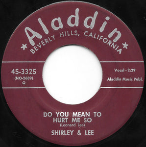 Shirley And Lee : Let The Good Times Roll (7", Single)