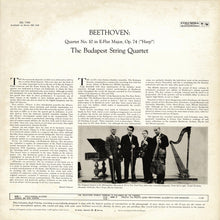 Load image into Gallery viewer, Ludwig van Beethoven - Budapest String Quartet : Quartet No.10 In E-Flat Major, Op. 74 ("Harp") (LP, Mono)