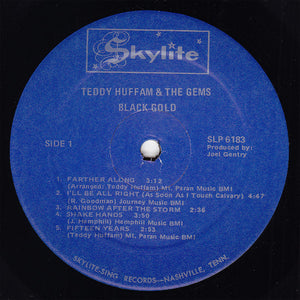 Teddy Huffam and The Gems : Black Gold (LP, Album)