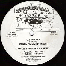 Load image into Gallery viewer, Liz Torres Featuring Kenny &quot;Jammin&quot; Jason : What You Make Me Feel (12&quot;)