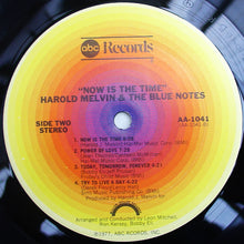 Load image into Gallery viewer, Harold Melvin &amp; The Blue Notes* : Now Is The Time (LP, Album, Pit)