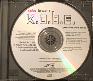 Kobe Bryant Featuring Tyra Banks : K.O.B.E. (CD, Single, Promo)