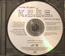 Load image into Gallery viewer, Kobe Bryant Featuring Tyra Banks : K.O.B.E. (CD, Single, Promo)