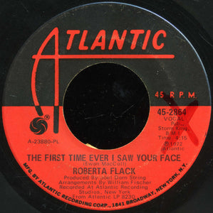 Roberta Flack : The First Time Ever I Saw Your Face / Trade Winds (7", Single, Mono, Pla)