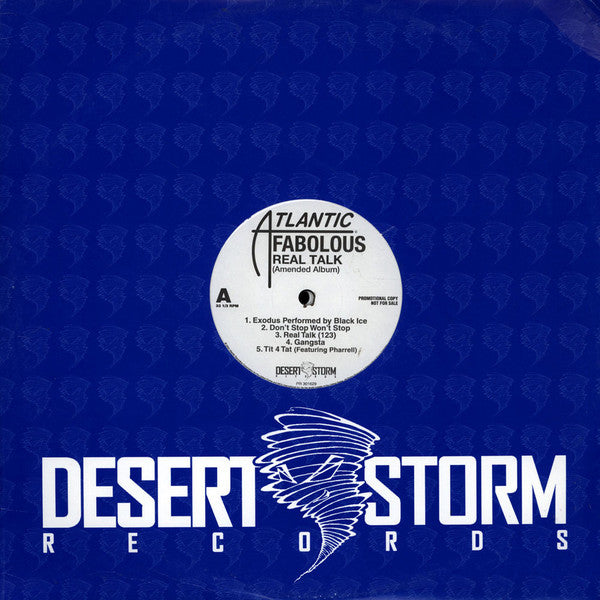 Fabolous : Real Talk (Amended Album) (2xLP, Album, Promo)