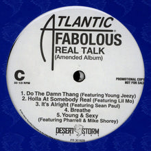 Load image into Gallery viewer, Fabolous : Real Talk (Amended Album) (2xLP, Album, Promo)