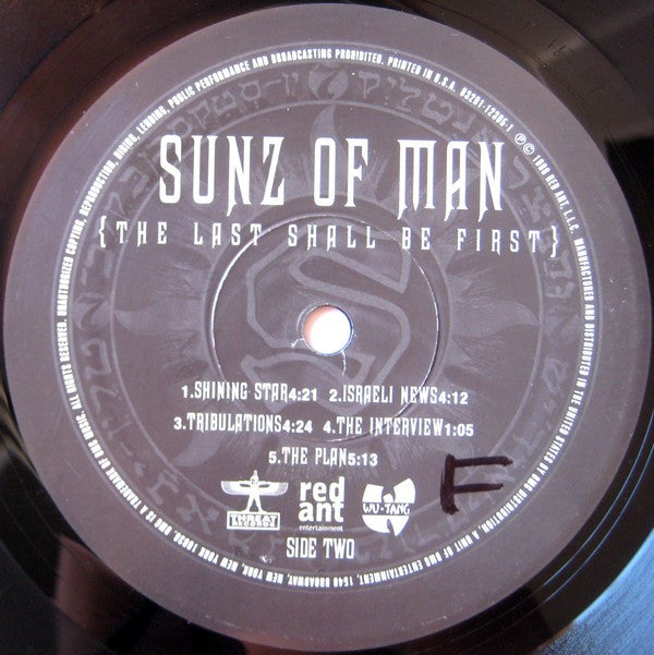 洋楽 SUNZ OF MAN the last shall be first 2LP Sunz of Man - Sunz of Man (Last Shall Be Fir - Amazon.com Music