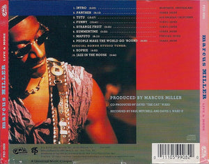 Marcus Miller : Live & More (CD, Album)