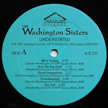 Load image into Gallery viewer, The Washington Sisters : Understated (LP, Album)