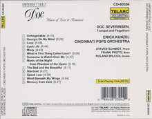 Load image into Gallery viewer, Doc Severinsen, Erich Kunzel, Cincinnati Pops Orchestra : Unforgettably Doc (CD, Album)