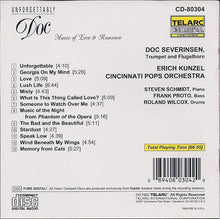 Load image into Gallery viewer, Doc Severinsen, Erich Kunzel, Cincinnati Pops Orchestra : Unforgettably Doc (CD, Album)