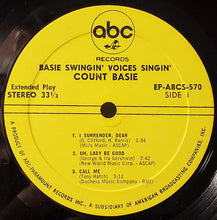 Load image into Gallery viewer, Count Basie With The Alan Copeland Singers : Basie Swingin' Voices Singin' (7", EP)