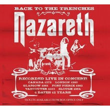 Load image into Gallery viewer, Nazareth (2) : Back To The Trenches Live 1972-1984 (2xCD, Comp, RE)