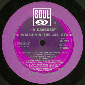 Junior Walker & The All Stars : A Gasssss (LP, Album, Hol)