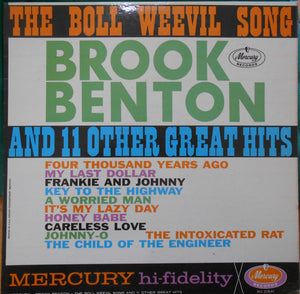 Brook Benton : The Boll Weevil Song And 11 Other Great Hits (LP, Album, Mono, RE)