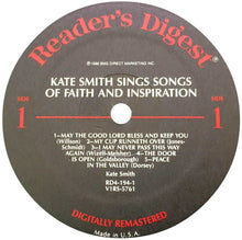 Load image into Gallery viewer, Kate Smith (2) : Songs of Faith &amp; Inspiration (LP, Album, RM, Dig)