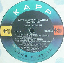Load image into Gallery viewer, Jane Morgan : Love Makes The World Go Round (LP, Album, Mono)