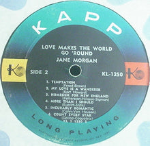 Load image into Gallery viewer, Jane Morgan : Love Makes The World Go Round (LP, Album, Mono)