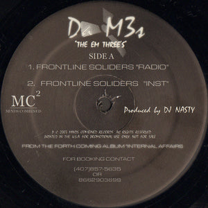 Da M3s : Frontline Soldiers (12", Promo)