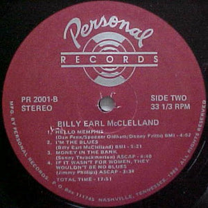 Billy Earl McClelland : For The Fathers Of Rock And Roll (LP, Album)