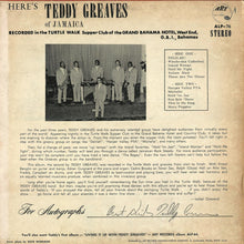 Load image into Gallery viewer, Teddy Greaves* : Here's Teddy Greaves Of Jamaica (LP)