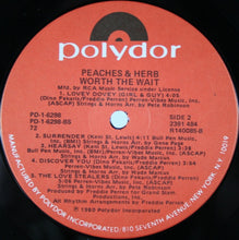 Load image into Gallery viewer, Peaches &amp; Herb : Worth The Wait (LP, Album, Club)