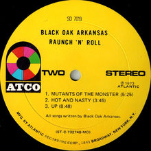 Load image into Gallery viewer, Black Oak Arkansas : Raunch 'N' Roll Live (LP, Album, Mon)