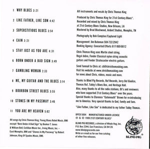 Chris Thomas King : Me, My Guitar And The Blues (CD, Album)