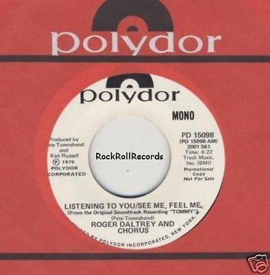 Roger Daltrey And Chorus : Listening To You/See Me, Feel Me (7