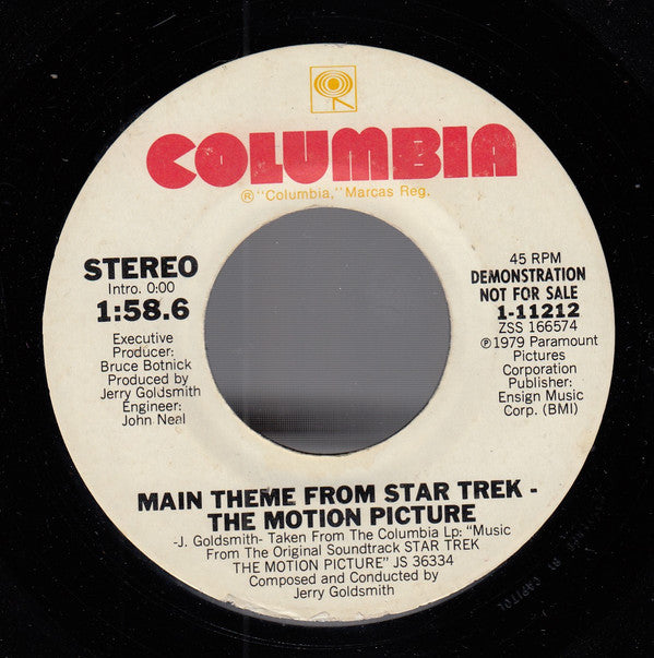 Jerry Goldsmith : Main Theme From Star Trek - The Motion Picture (7