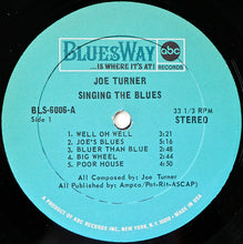 Load image into Gallery viewer, Big Joe Turner : Singing The Blues (LP, Album)